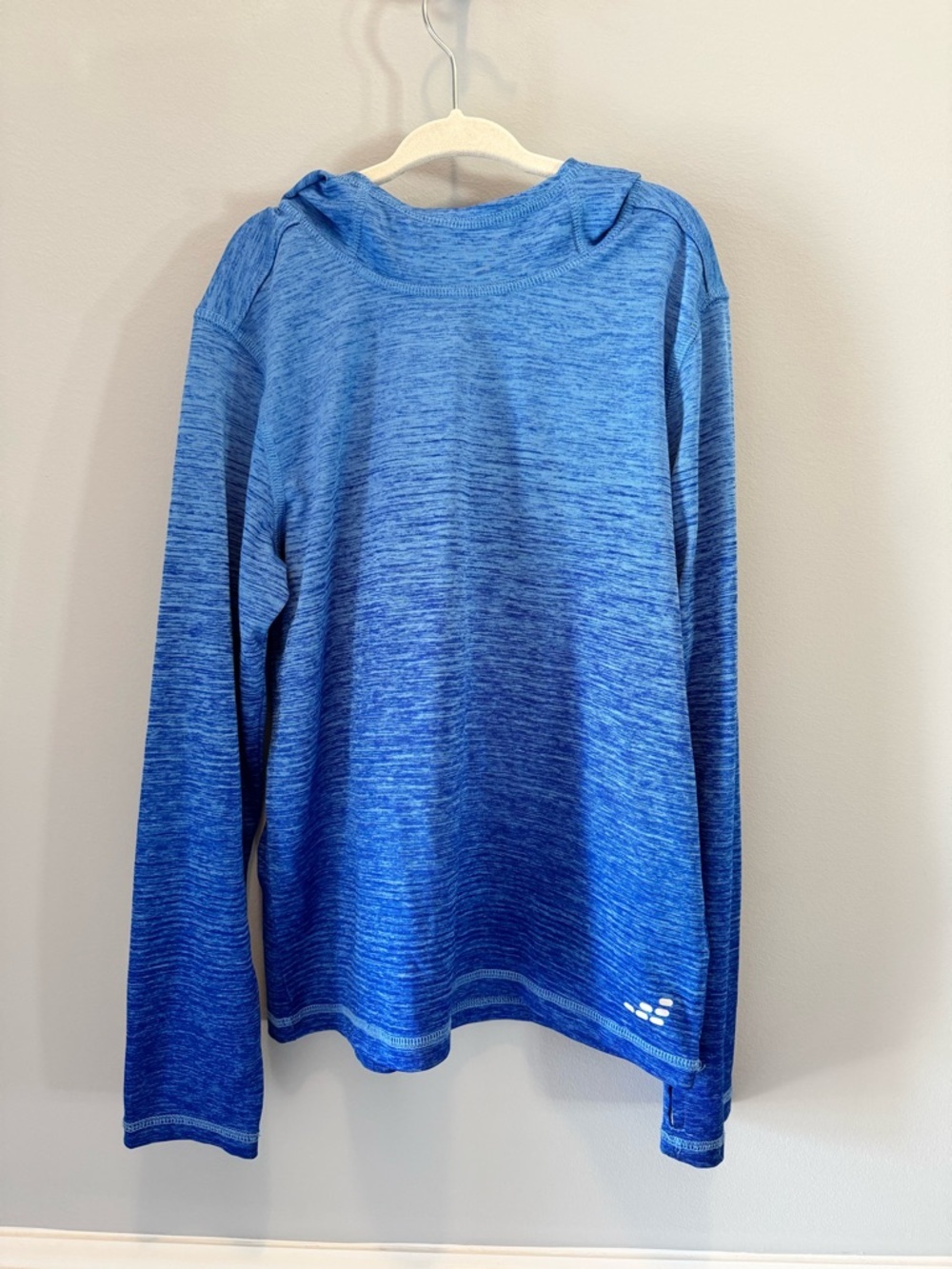bcg Blue Heathered Pullover Hoodie